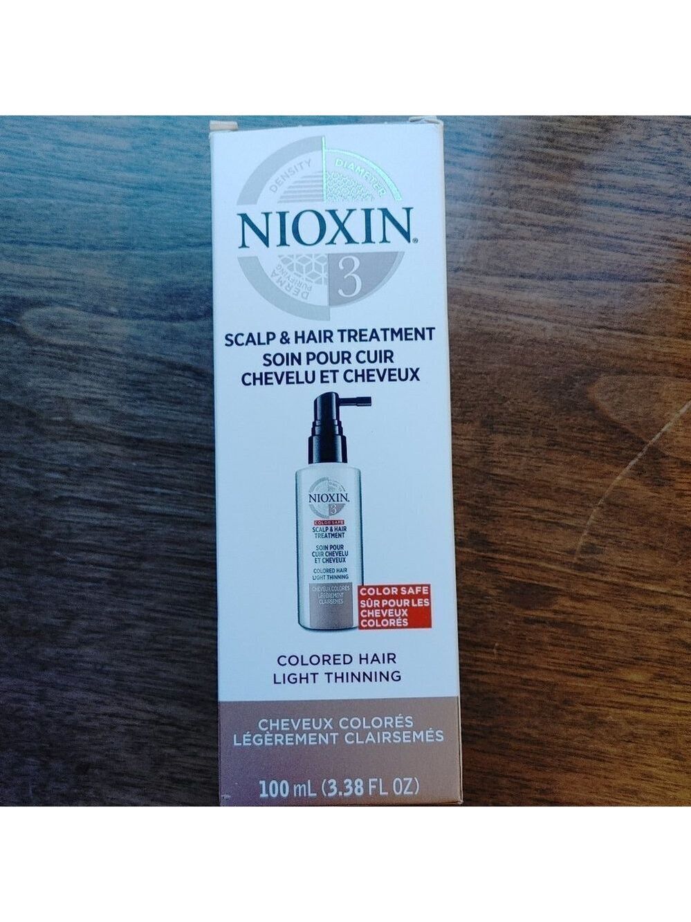 System 3 Scalp & Hair Leave-In Treatment - Colored Hair with Light Thinning BNIP